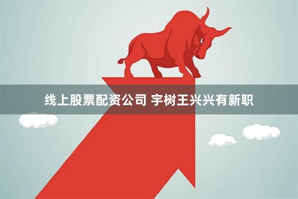 线上股票配资公司 宇树王兴兴有新职